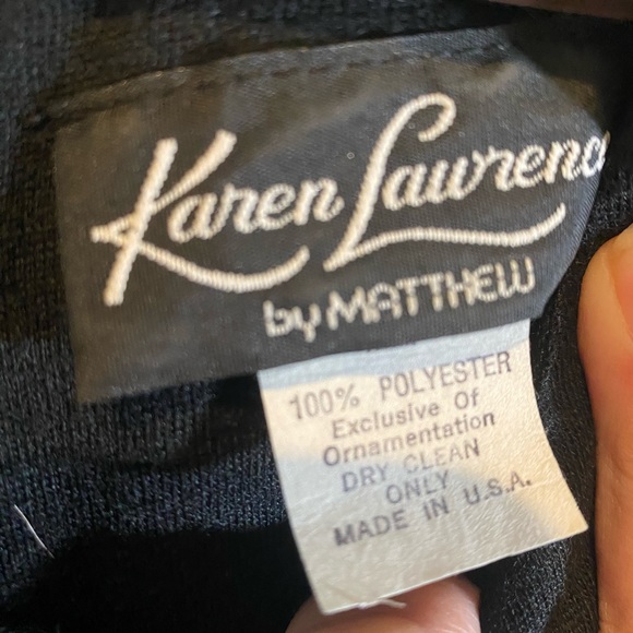 Karen Lawrence Vintage Formal Dress Size 9/10 - Picture 4 of 5